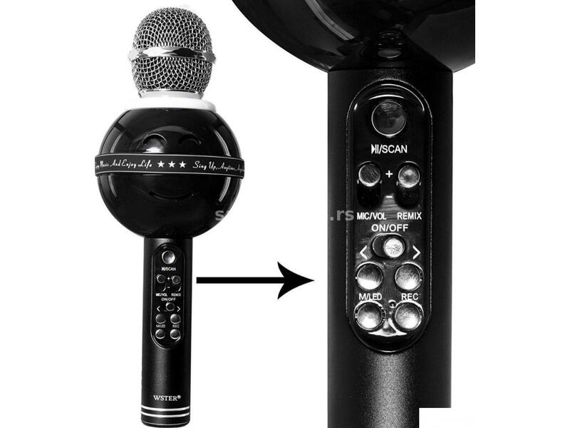 Bluetooth Karaoke Mikrofon WS-878-Novo!