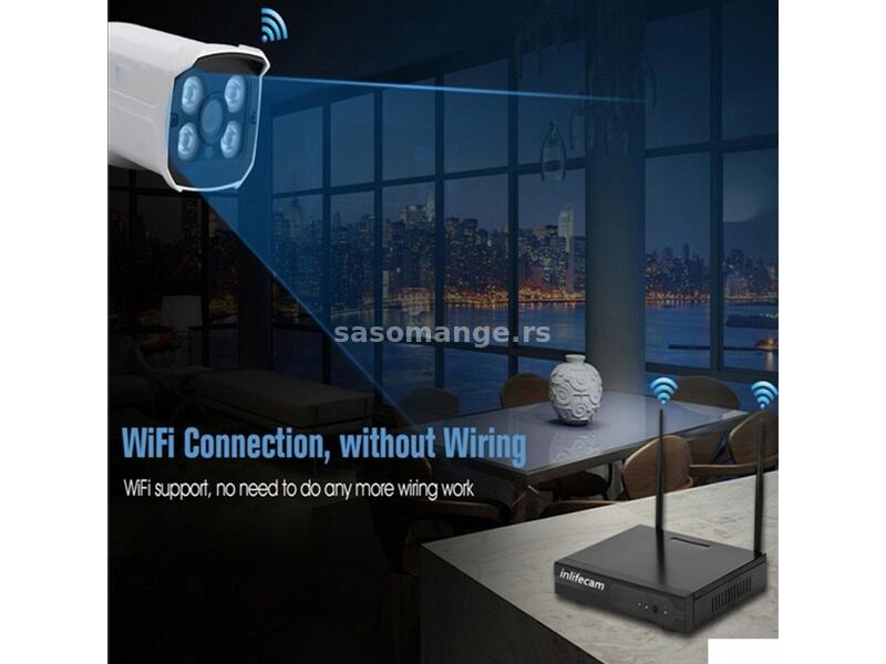 Wifi Video Nadzor Sa 4 ili 8 IP HD Kamera
