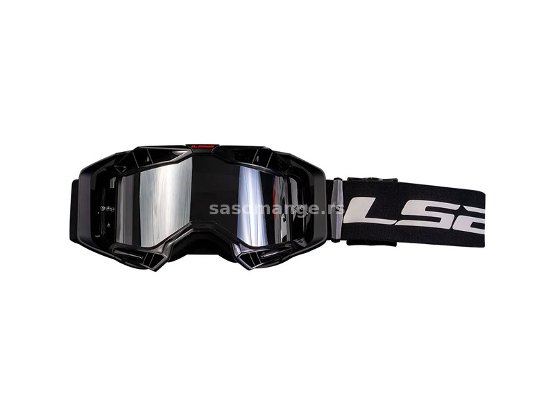 Moto Cross naočare LS2 AURA crne sa iridium vizirom
