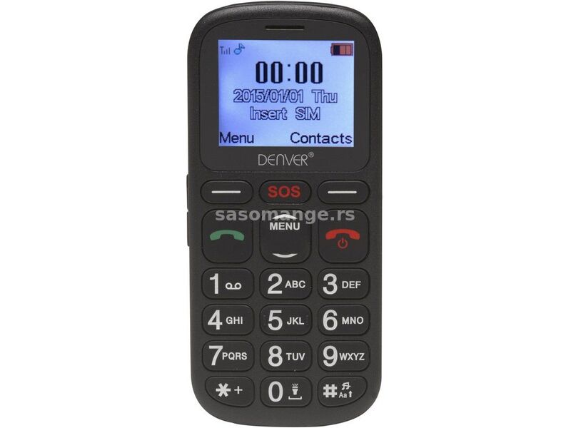 Senior mobilni telefon za stare. Srpski meni.