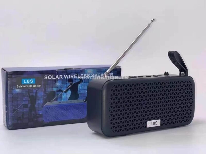 Solarni bluetooth wireless zvučnik