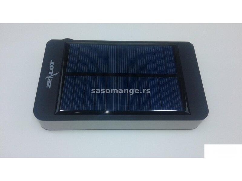 Solarni Power Bank Punjac Zealot 13200 mAh Eksterna Baterija