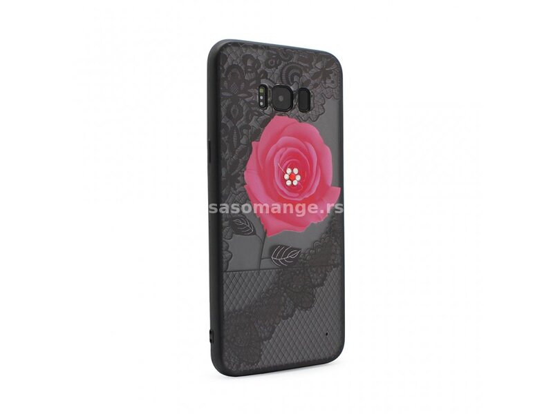 Futrola za Samsung Galaxy S8 Plus leđa Lace Flower - pink