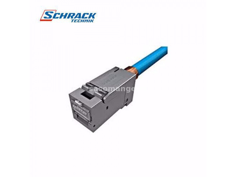 Schrack PERFORMANCE LINE-RJ45 Modul, Class.Ea 10Gb STP, PoE+, (SFB) HSPMRJ6G1T