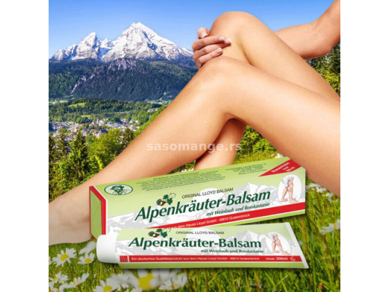 Krema od alpskih trava za vene – Alpenkrauter 200ml