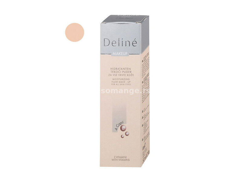 Deline make up - tečni puder za lice Capri 4 50 ML