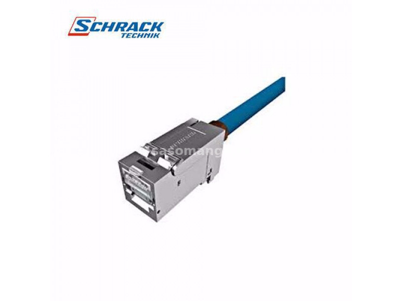 Schrack PERFORMANCE LINE-RJ45 Modul,Cat.6a 10Gb STP,4PPoE 100W,(SFB) HSPMRJ6G1A