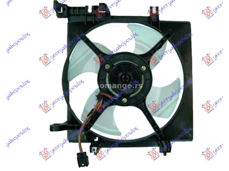 VENTILATOR KOMPLET (2.5 BENZIN) (300mm) (2 PIN) SUBARU LEGACY/OUTBACK 10-15