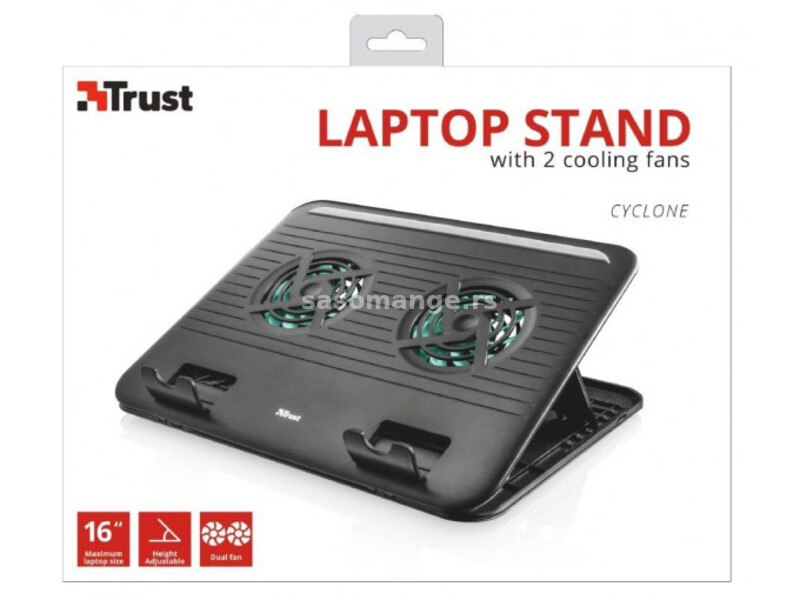 Trust CYCLONE NOTEBOOK COOLING STAND (17866)