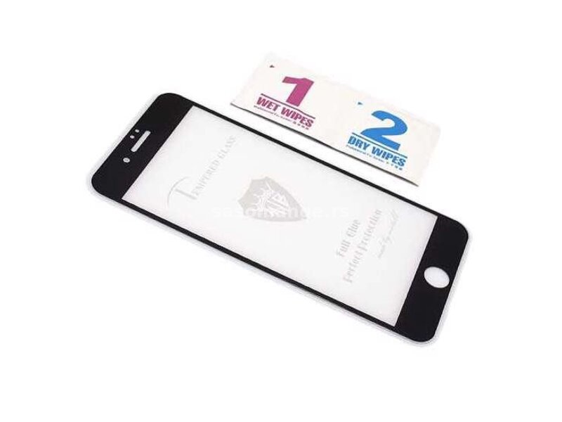 Zaštitno staklo glass za iPhone 7 Plus/8 Plus (2.5D) - crna