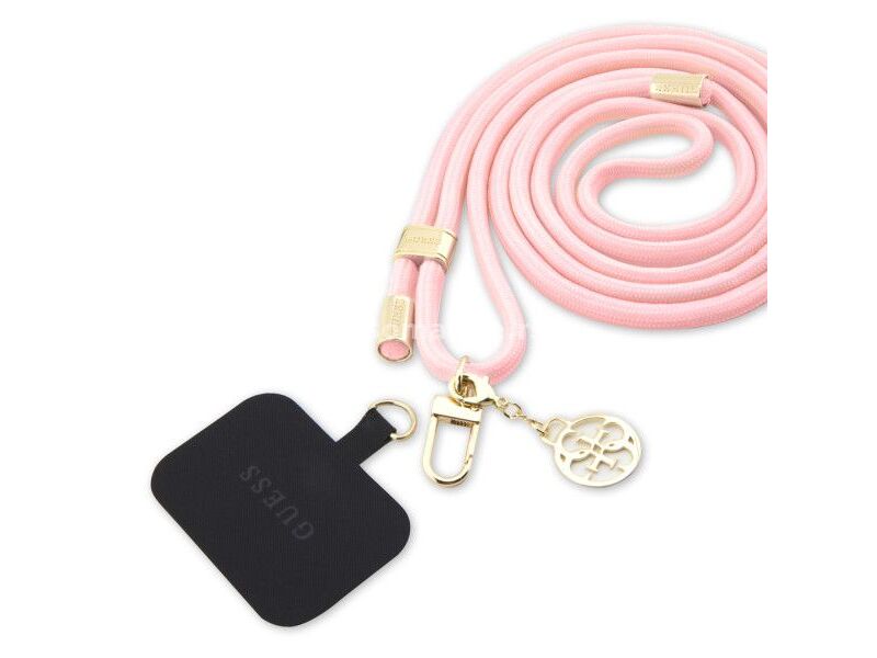 LICENSED GUESS GUESS Crossbody strap CORD PINK