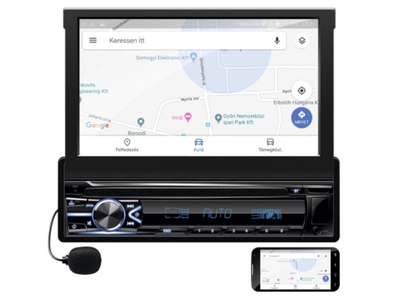 Auto radio sa video plejerom SAL VB-X800i LCD 7.0", osetljiv na dodir, FM, USB, SD, 3,5mm, Bluetooth