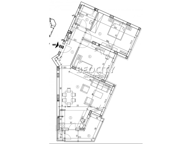 Novi Sad, Telep, Prešernova, 2.5, 72m2