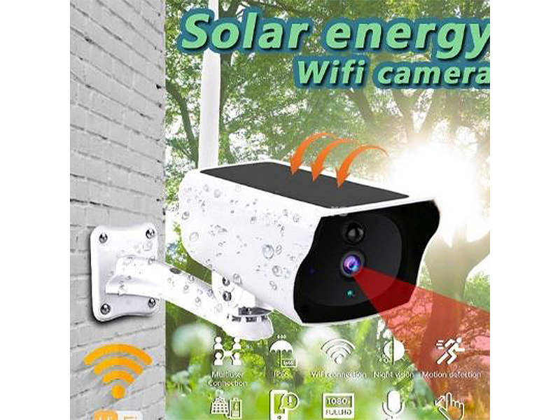 Solarna wifi bullet kamera low power