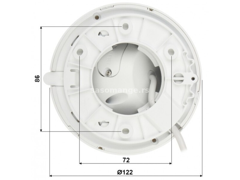 Kamera Dahua IPC-HDW2431T-AS-0280 4Mpix 2.8mm 30m IP Kamera, FULL HD, antivandal metalno kuciste