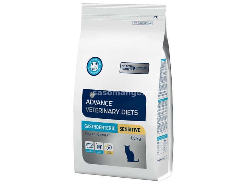 Advance Vet Diet Gastroenteric Sensitive - Hrana za mačke sa probavnim problemima 1.5kg