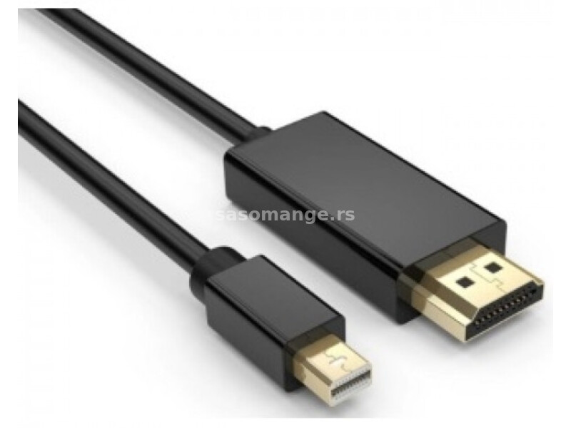 FAST ASIA Kabl Mini DisplayPort - HDMI 1.8m crni