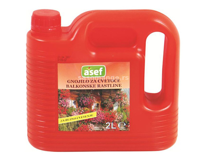 Tečno mineralno đubrivo za cvetne biljke Asef SC 808 2L