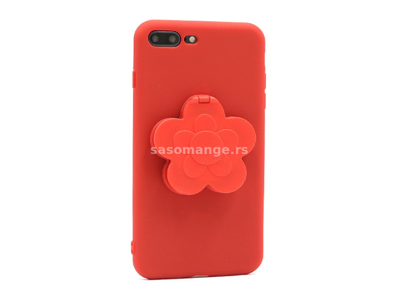 Futrola Flower Mirror za Iphone 7 Plus/8 plus crvena
