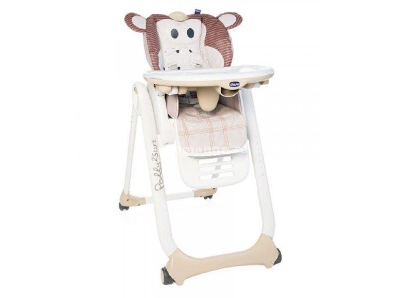 CHICCO Hranilica Polly 2 Start, Monkey