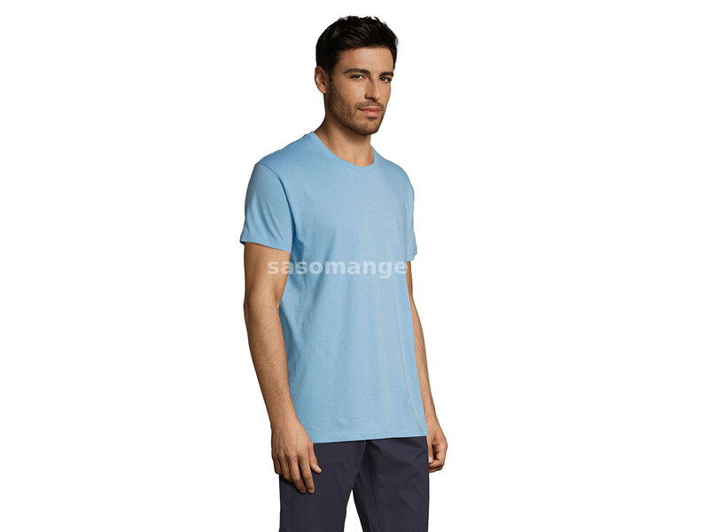 Sols Muška pamučna majica Regent Sky Blue veličina XXL 11380