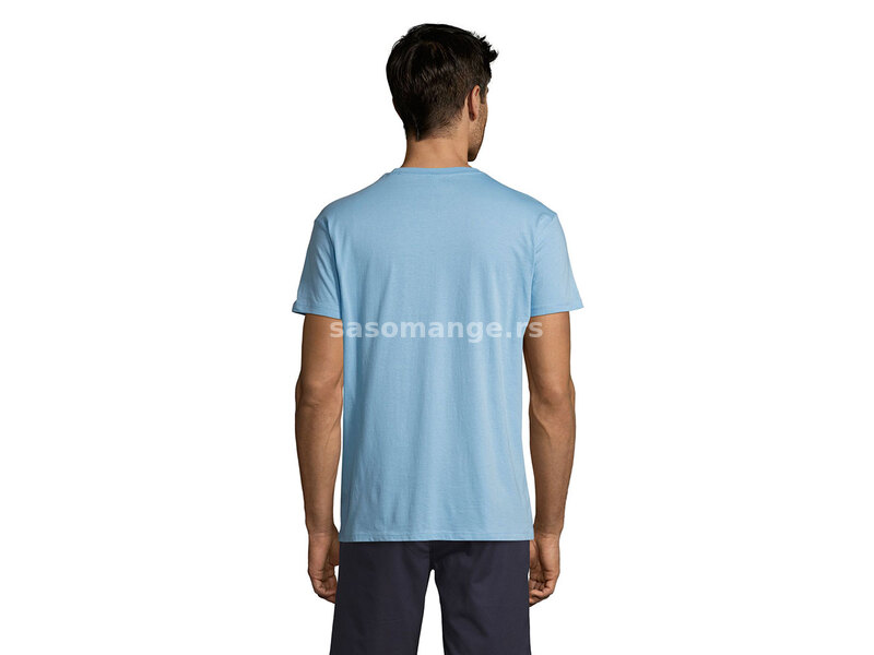Sols Muška pamučna majica Regent Sky Blue veličina XXL 11380