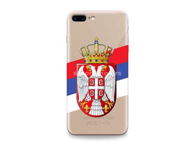 Futrola za iPhone 7 Plus/8 Plus leđa UTPC - grb Srbije 5