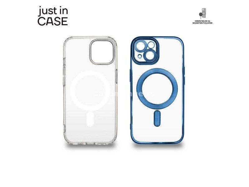 JUST IN CASE Futrola MAG MIX 2u1 za iPhone 15/ plava