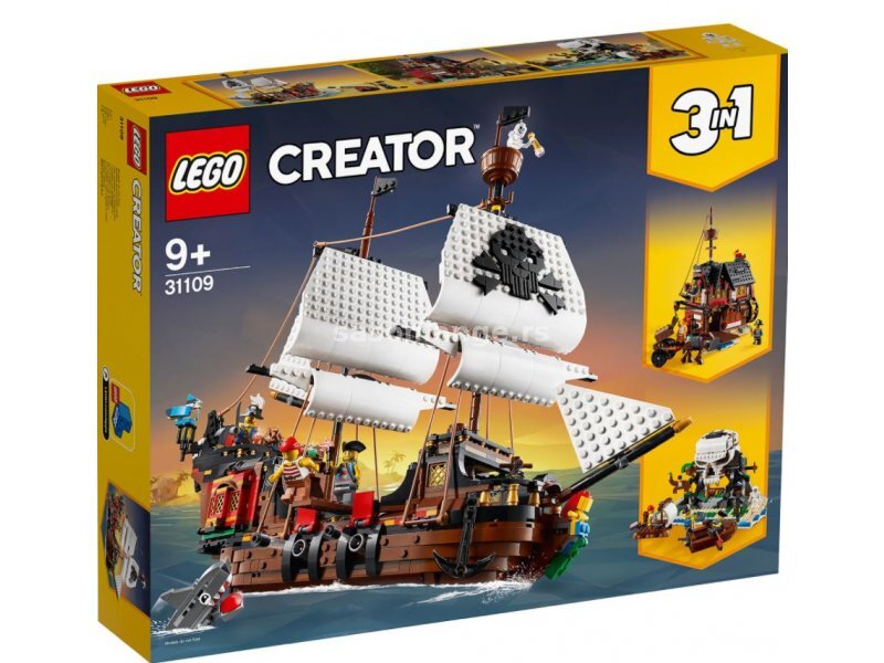 LEGO CREATOR EXPERT 31109 PIRATSKI BROD