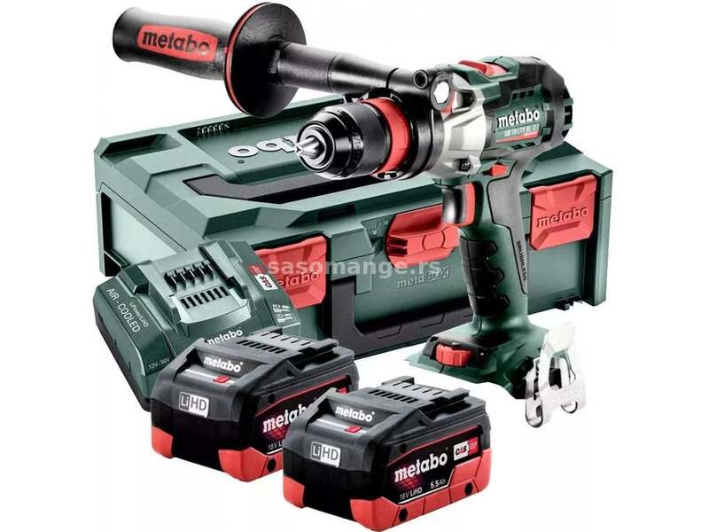 Akumulatorska vibraciona bušilica - odvrtač Metabo SB 18 LTX BL I 18V 2x4.0Ah (602360500)