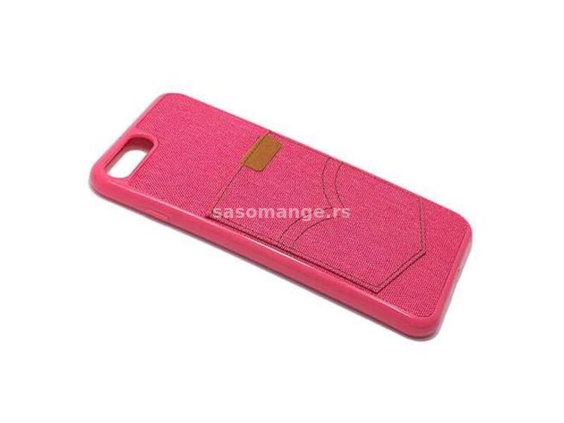 Futrola za iPhone 7 Plus/8 Plus leđa Hanman silikon - pink