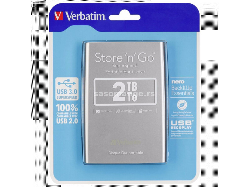 HDD 2TB 3.0 - Grey