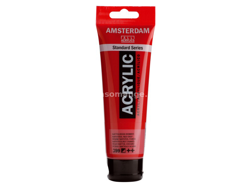 TALENS Amsterdam All Acrylics Standard Series - Akrilna boja Naphthol Red Deep 399 120ml 680399