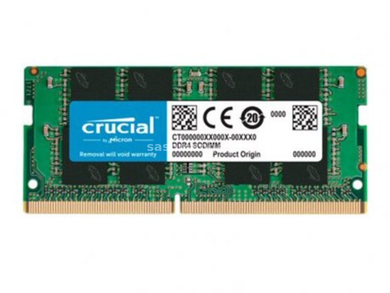CRUCIAL SODIMM 16GB DDR4, 3200MHz, CT16G4SFRA32A