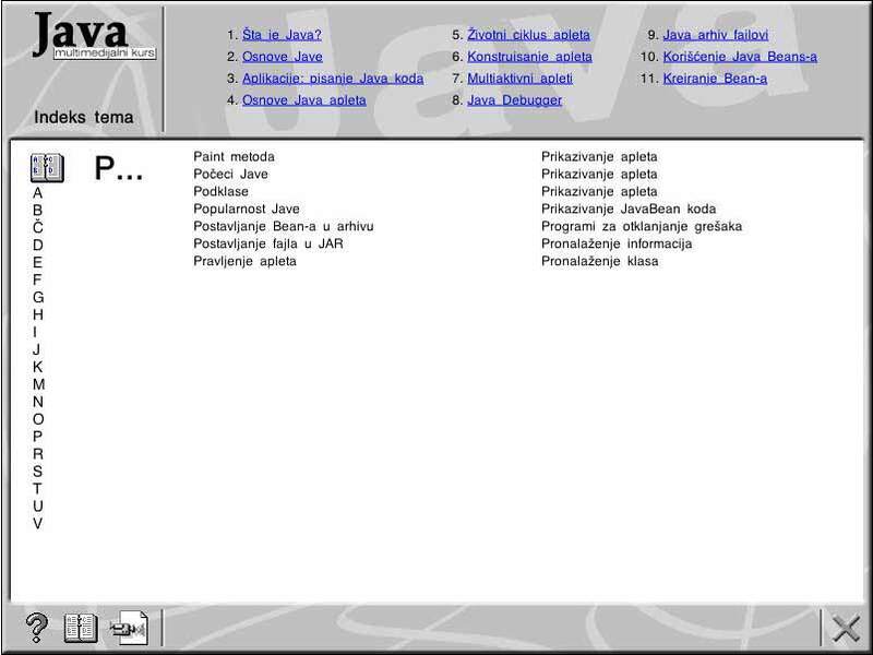 Multimedijalni kurs - Java