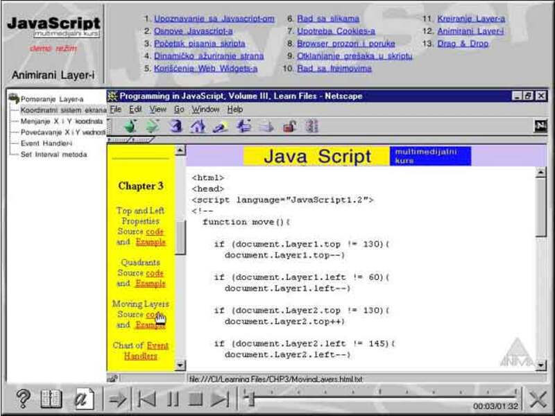 Multimedijalni kurs - Java Script