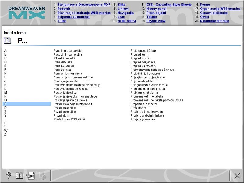 Multimedijalni kurs - Dreamweaver MX