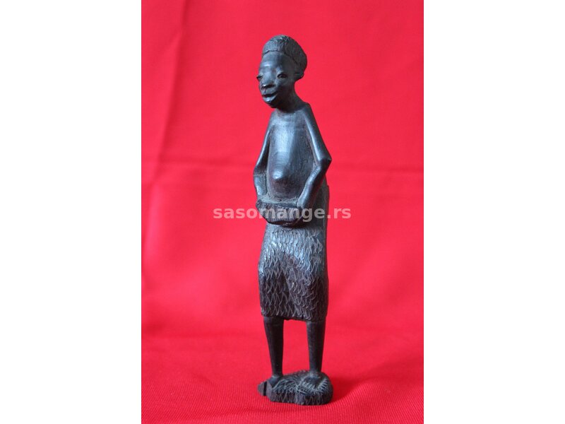 Stara Drvena Afrička Figura