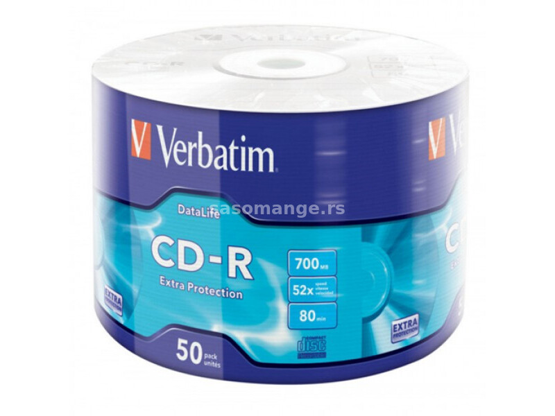 VERBATIM CD-R 52X 50PAK WRI