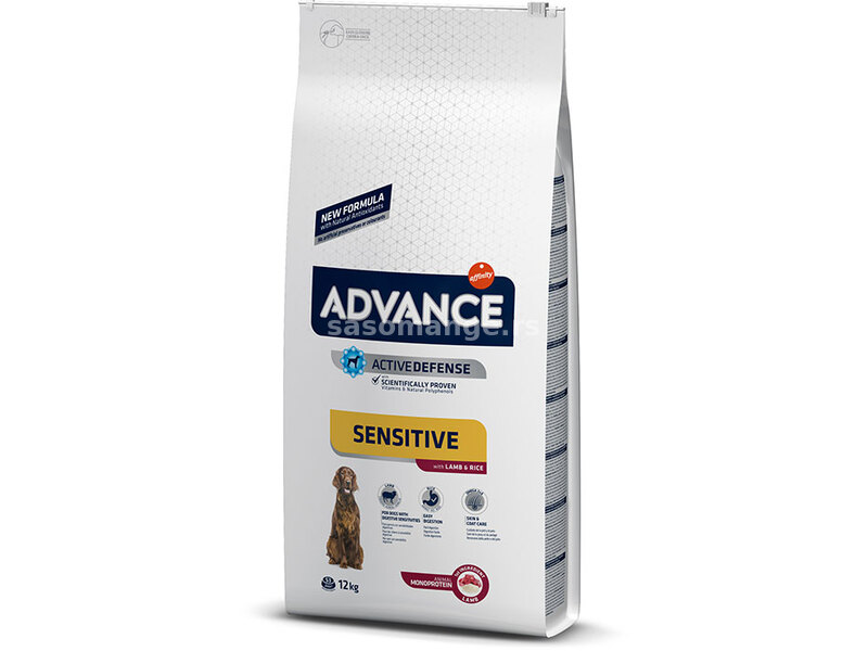 Advance Hrana za pse - Sensitive Lamb And Rice - pakovanje 12kg
