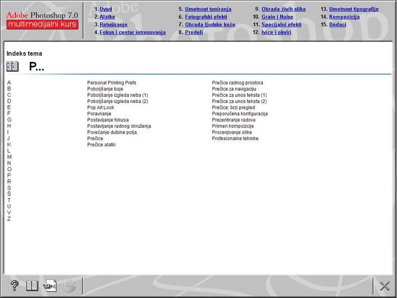 Multimedijalni kurs - Photoshop 7 napredni kurs