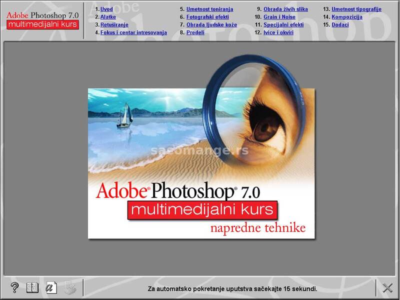 Multimedijalni kurs - Photoshop 7 napredni kurs