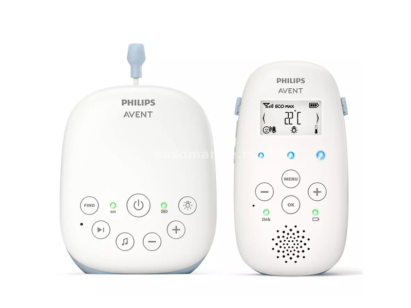 Philips Avent Bebi alarm DECT sa naprednim funkcijama SCD715/52
