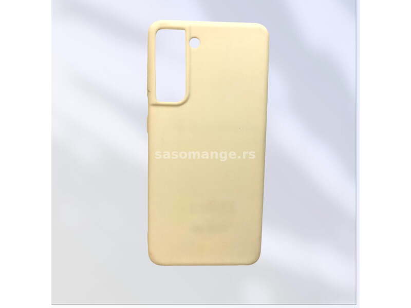 Maska Thin color za Samsung S21 bela