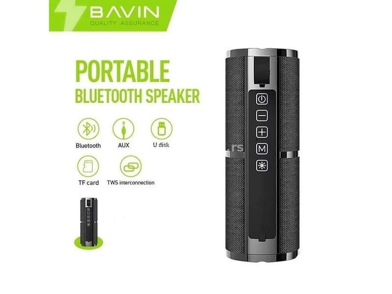 BAVIN bluetooth zvučnik BM-06/ 8W/ crna