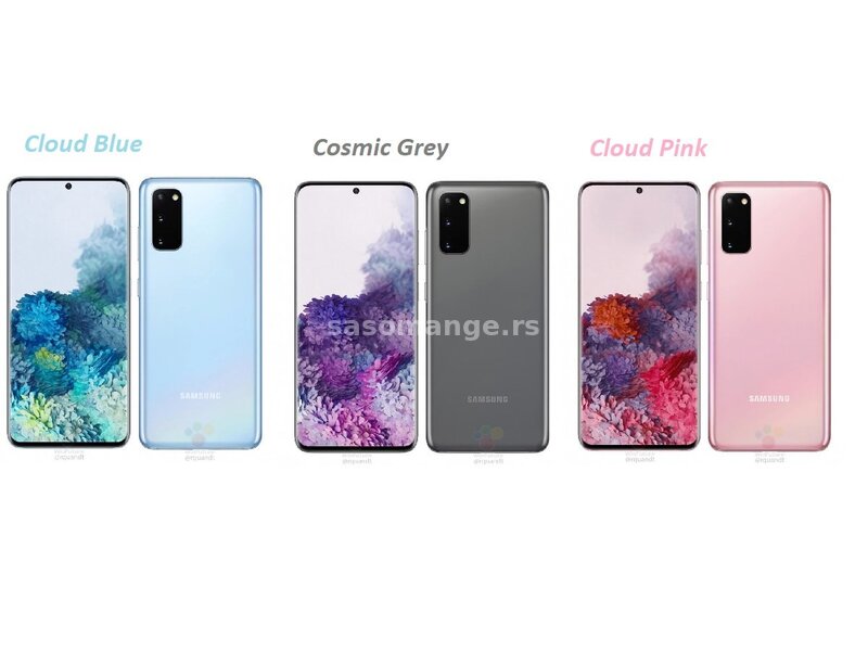Samsung Galaxy S20 Pink Sim Free NOVO