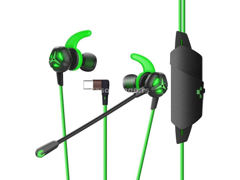 Lenovo HS-10 Surround 7.1 Gaming Headset, Green