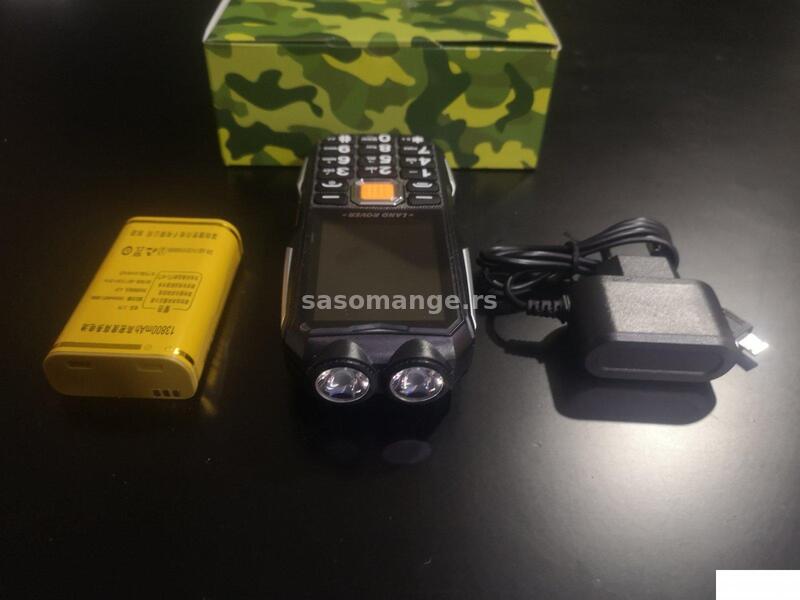 Land Rover X9900 Dual Sim,Power Bank,Dupla lampa,13800mAh