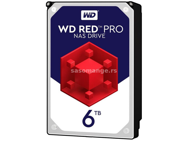 HDD Desktop WD Red Pro (3.5, 6TB, 256MB, 7200 RPM, SATA 6 Gbs) ( WD6003FFBX )