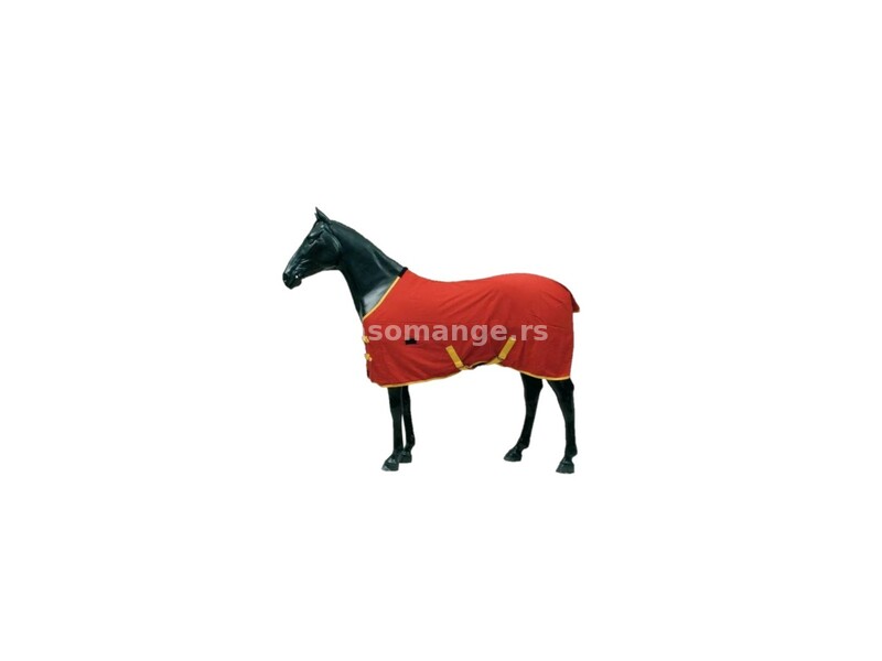 Prekrivač za konje platneni crveni 205cm